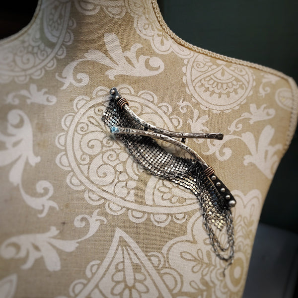 Black Sails | Sterling Silver | Statement Brooch