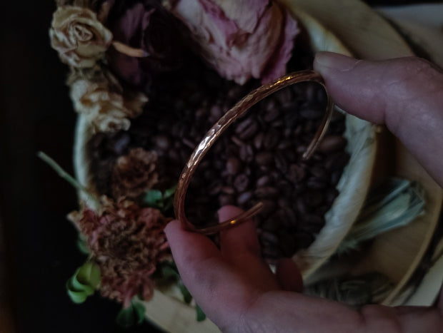 BRONZE CUFF - BANGLE BRACELET