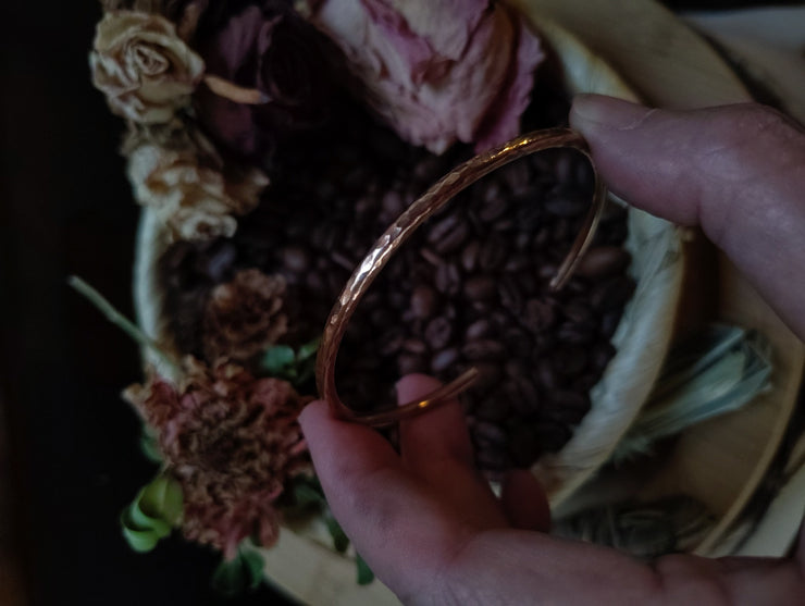 BRONZE CUFF - BANGLE BRACELET