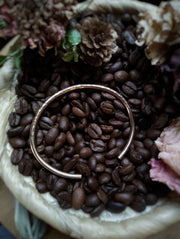 BRONZE CUFF - BANGLE BRACELET