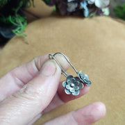 Flowers - Everyday Earrings - Sterling Silver - Art In Motion Jewelry & Metal Studio LLC