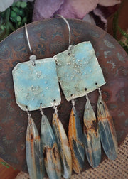 Artisan Earrings - Enameled - Art In Motion Jewelry & Metal Studio LLC