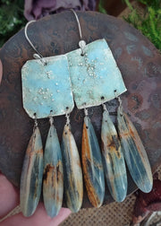 Artisan Earrings - Enameled - Art In Motion Jewelry & Metal Studio LLC