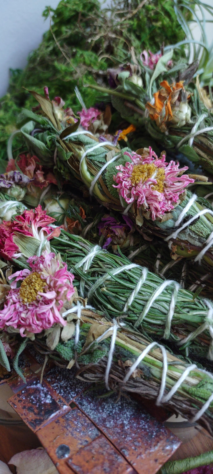 SMUDGE STICK - Organically Grown - Handmade - Art In Motion Jewelry & Metal Studio LLC