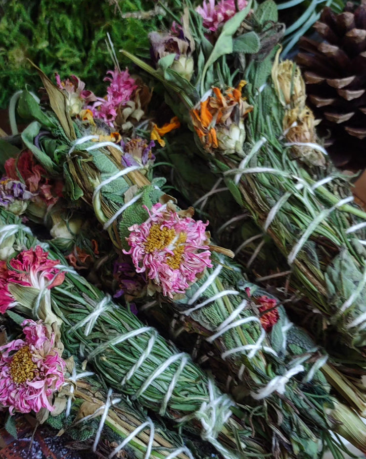 SMUDGE STICK - Organically Grown - Handmade - Art In Motion Jewelry & Metal Studio LLC