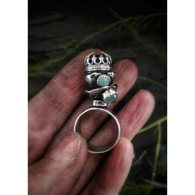 Inmotion Rings TOWER IN THE SKY - #2 - Kinetic Spinner Ring - Sculptural Ring | Art In ...
