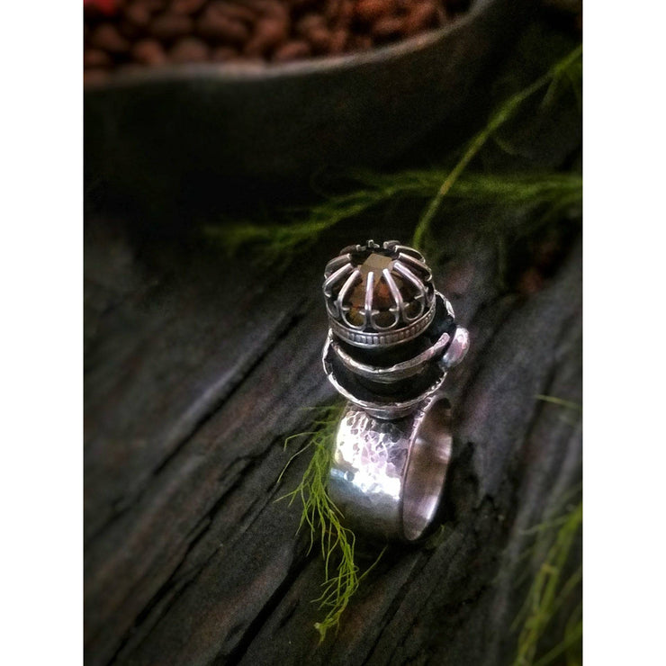 Motion Ring TOWER IN THE SKY - #2 - Kinetic Spinner Ring - Sculptural Ring | Art In ...