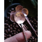 Hand Forged Copper Tea or Bar Spoon - Art In Motion Jewelry & Metal Studio LLC