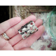WOVEN - WIDE BAND RING - Art In Motion Jewelry & Metal Studio LLC
