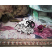 WOVEN - WIDE BAND RING - Art In Motion Jewelry & Metal Studio LLC
