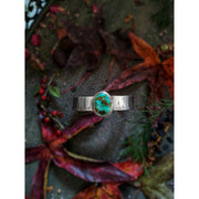 INTO THE FOREST • Turquoise Bracelet • Sterling Silver or 14k Gold - Art In Motion Jewelry & Metal Studio LLC