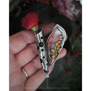 MON AMOUR - Fine Art Jewelry - Brooch - Art In Motion Jewelry & Metal Studio LLC