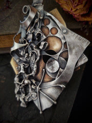 THE HELM - Fine Art Jewelry - Brooch - Art In Motion Jewelry & Metal Studio LLC