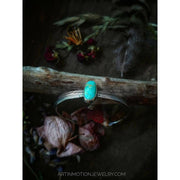 FREEDOM • Turquoise & Silver Bracelet - Art In Motion Jewelry & Metal Studio LLC