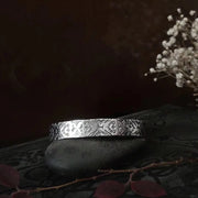 STAMPED CUFF Bracelet - Moroccan Dreams Collection - Art In Motion Jewelry & Metal Studio LLC